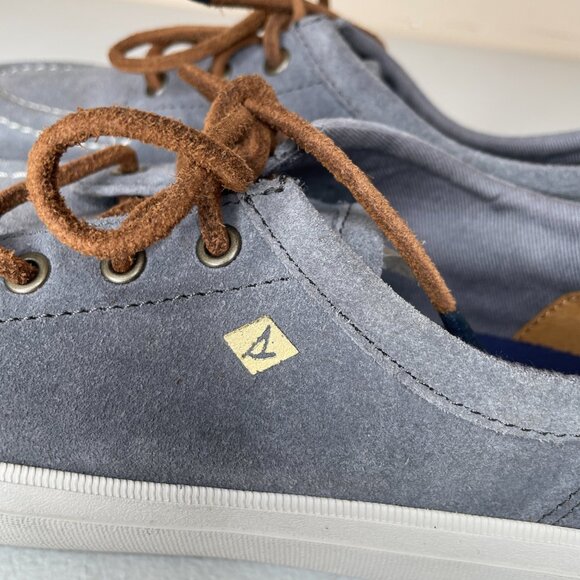 Sperry Top-Sider Women's Crest Gray Suede Sneaker Size 7 - Picture 9 of 16